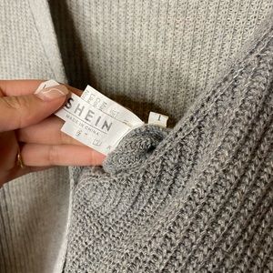 2 shades of gray sweater